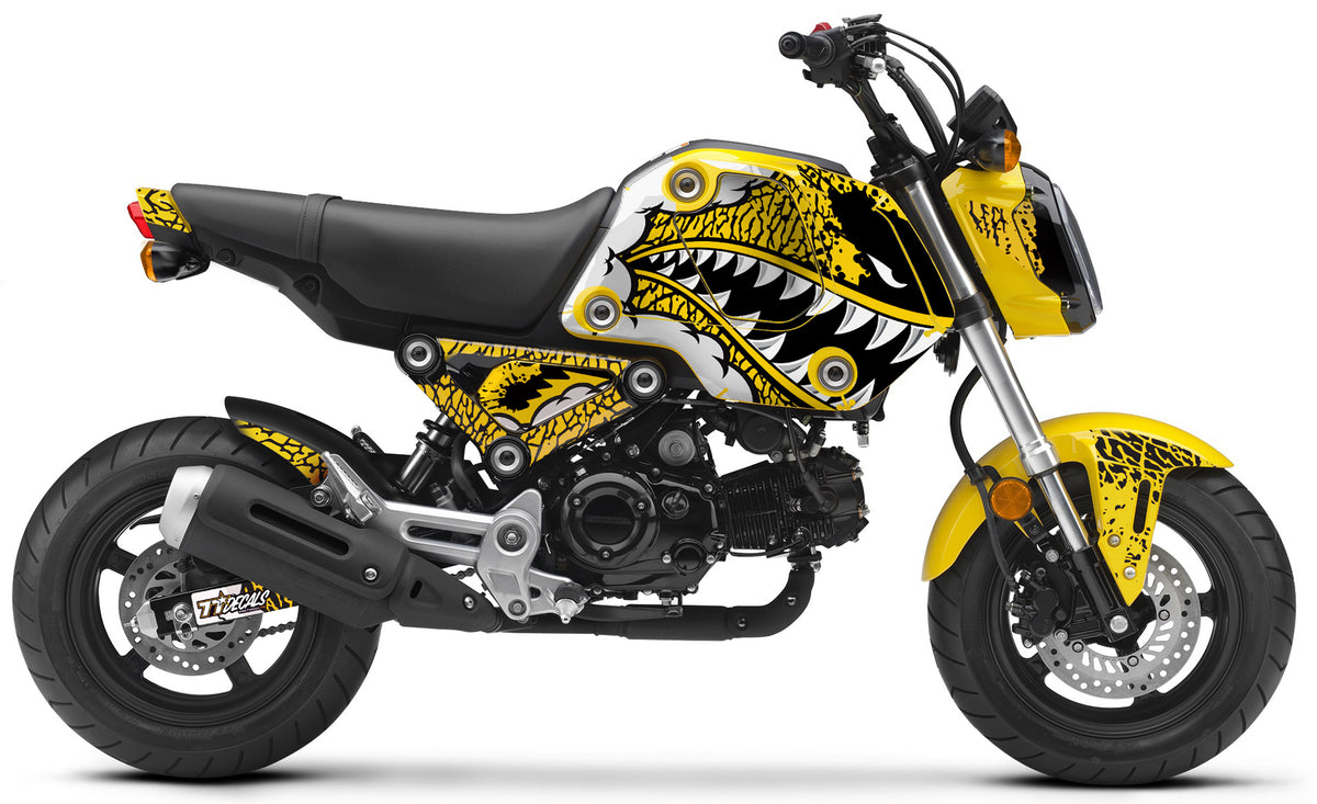 Grom 20212024 The Shark (Yellow) Theme SEVENTY SEVEN DECALS LLC