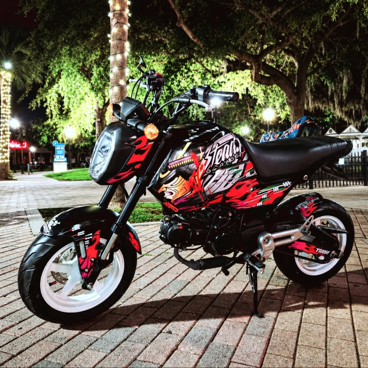Grom 2025-2026 Bushido (Black) Theme – SEVENTY SEVEN DECALS LLC