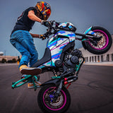 Grom 2013-2016 Oil Splash (Silver Chrome) Theme