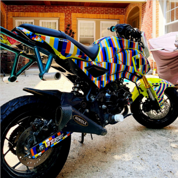 Grom 2017 2020 Art Bike II Theme SEVENTY SEVEN DECALS LLC