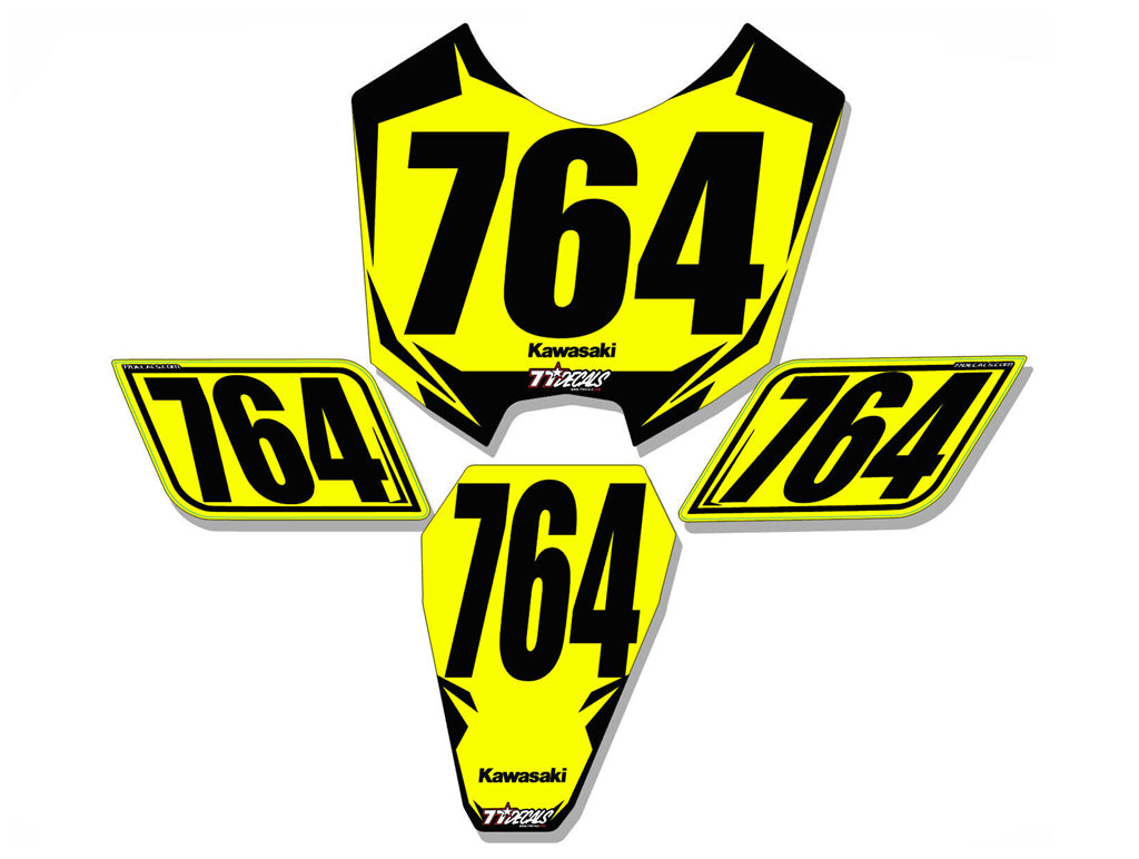 Ninja ZX10 R 2021-2023 Race Numberplate Set – SEVENTY SEVEN DECALS LLC