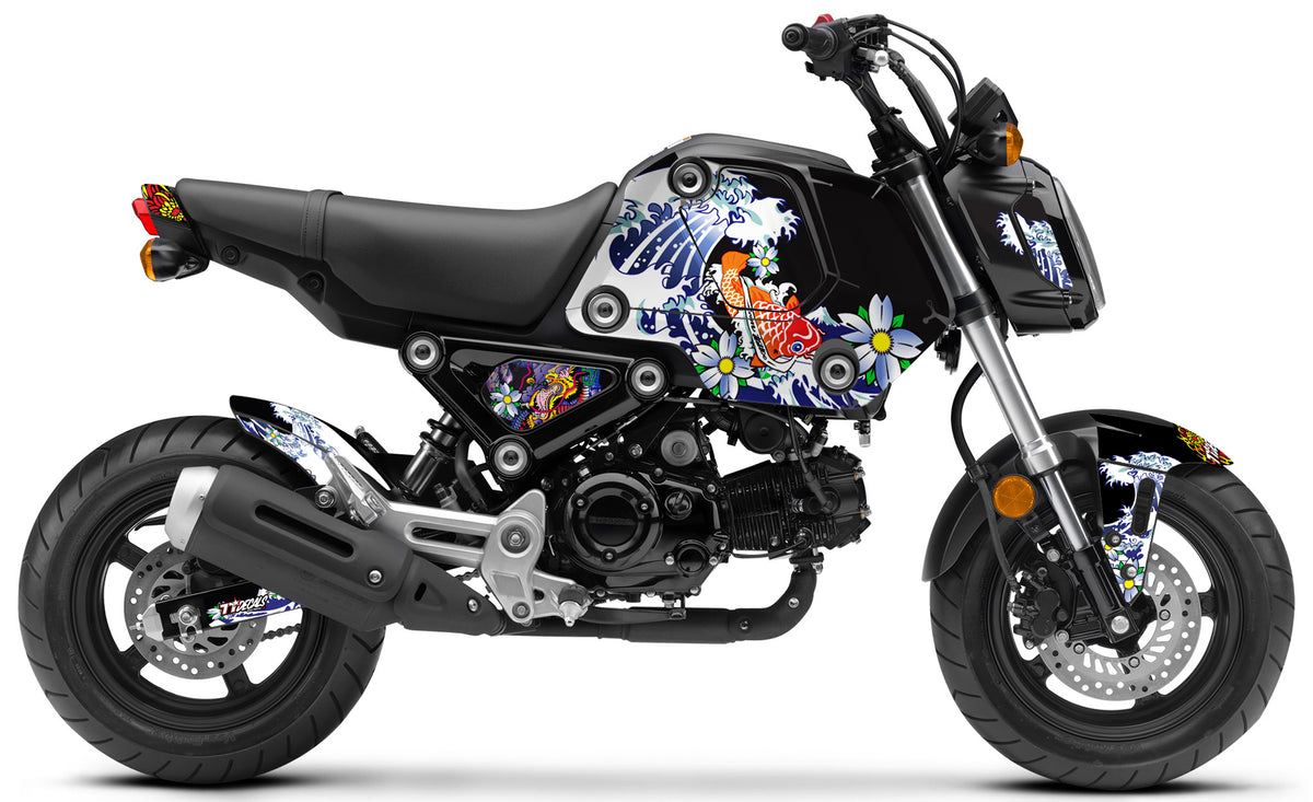 Grom 2021-2024 Yakuza (Black) Theme – SEVENTY SEVEN DECALS LLC