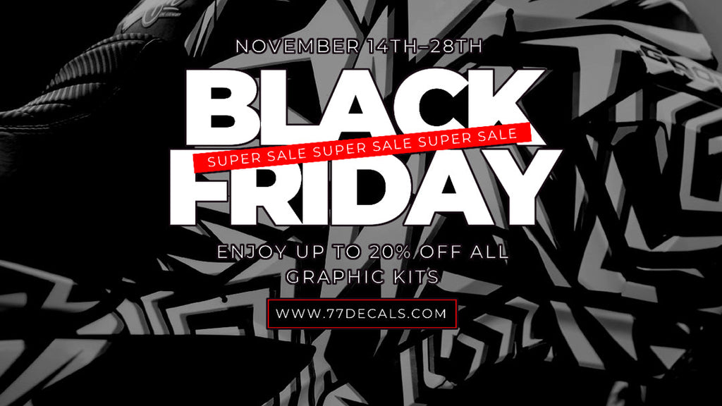 77DECALS Black Friday: 20% off Sitewide