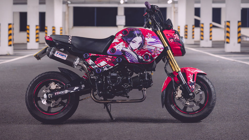 Nickgnarkill Collaboration Graphics Kit for Honda Grom 2022+