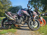 790 Duke 2017-2024 Cherry Blossom (Gray) Theme