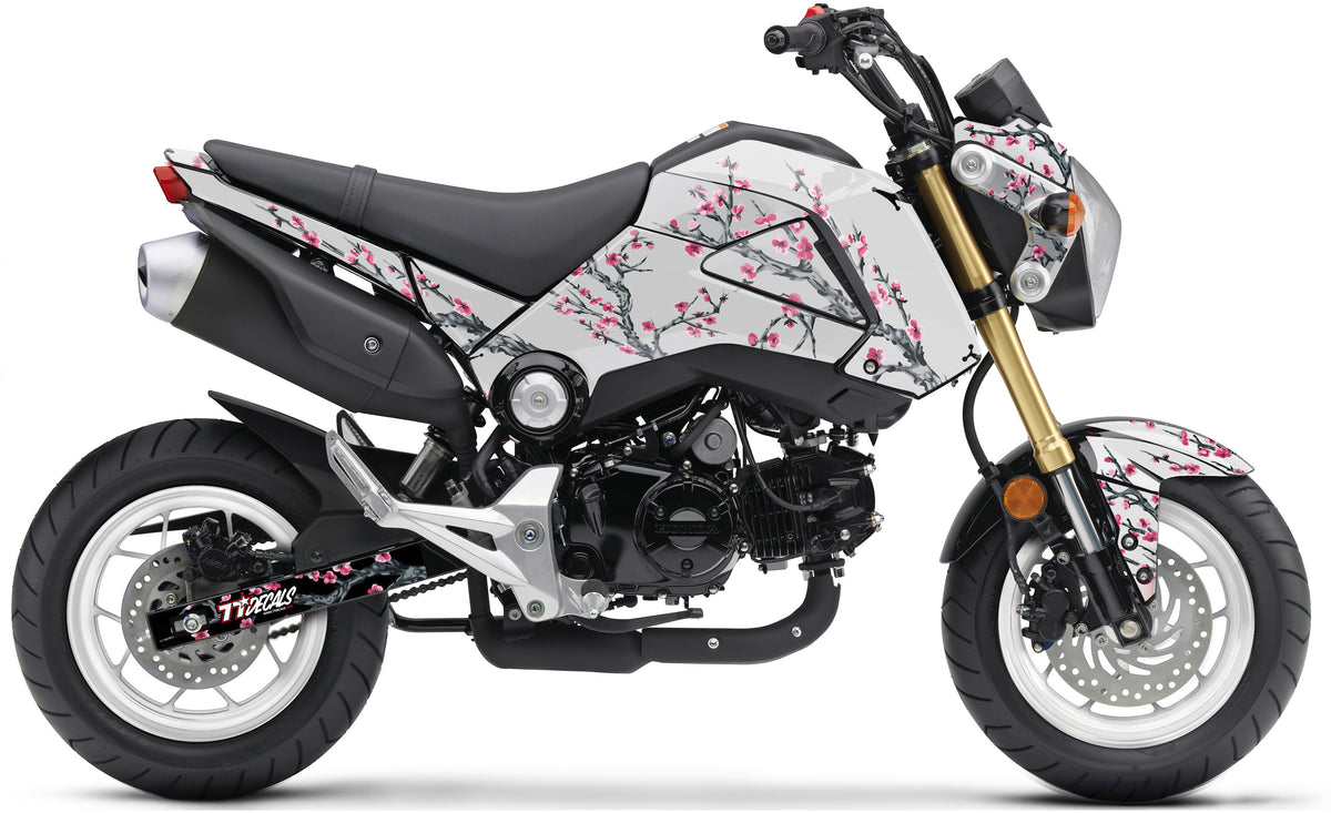 Grom 2013-2016 Cherry Blossom (White) Theme – SEVENTY SEVEN DECALS LLC
