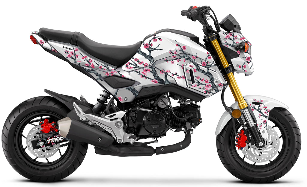 Grom 2017-2020 Cherry Blossom (White) Theme – SEVENTY SEVEN DECALS LLC