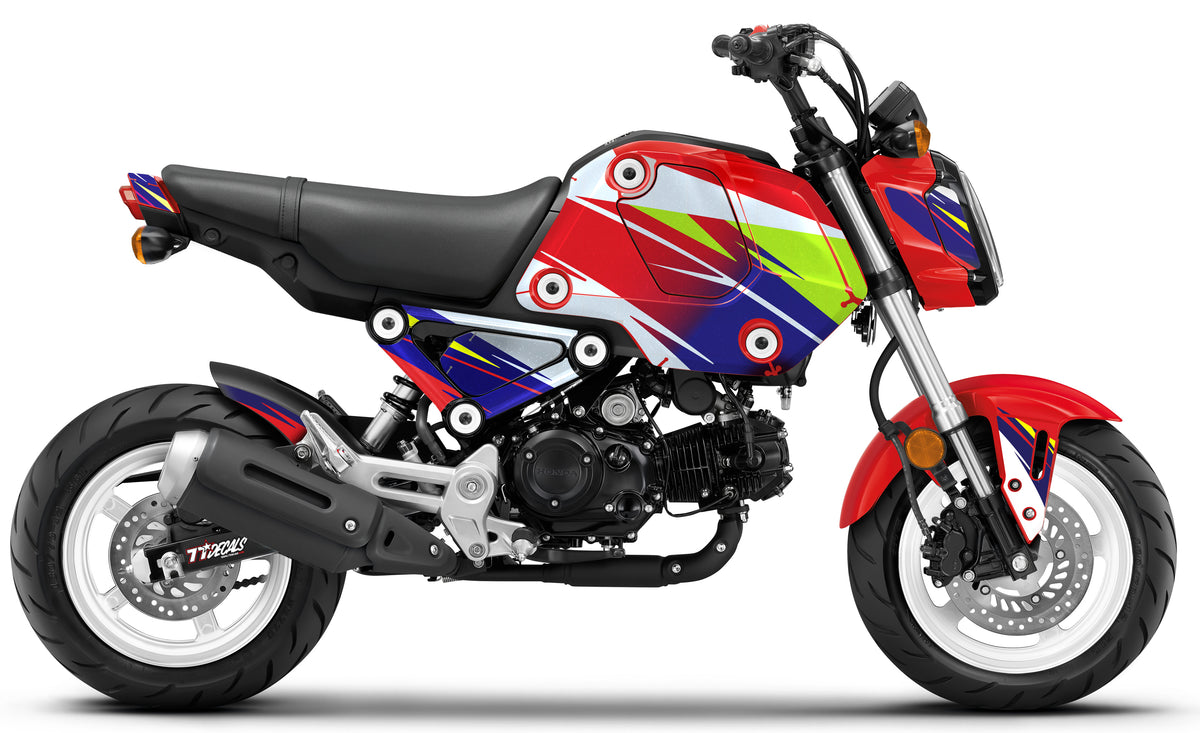 Grom 2021-2024 Retro Racer SP (Red) Theme – SEVENTY SEVEN DECALS LLC