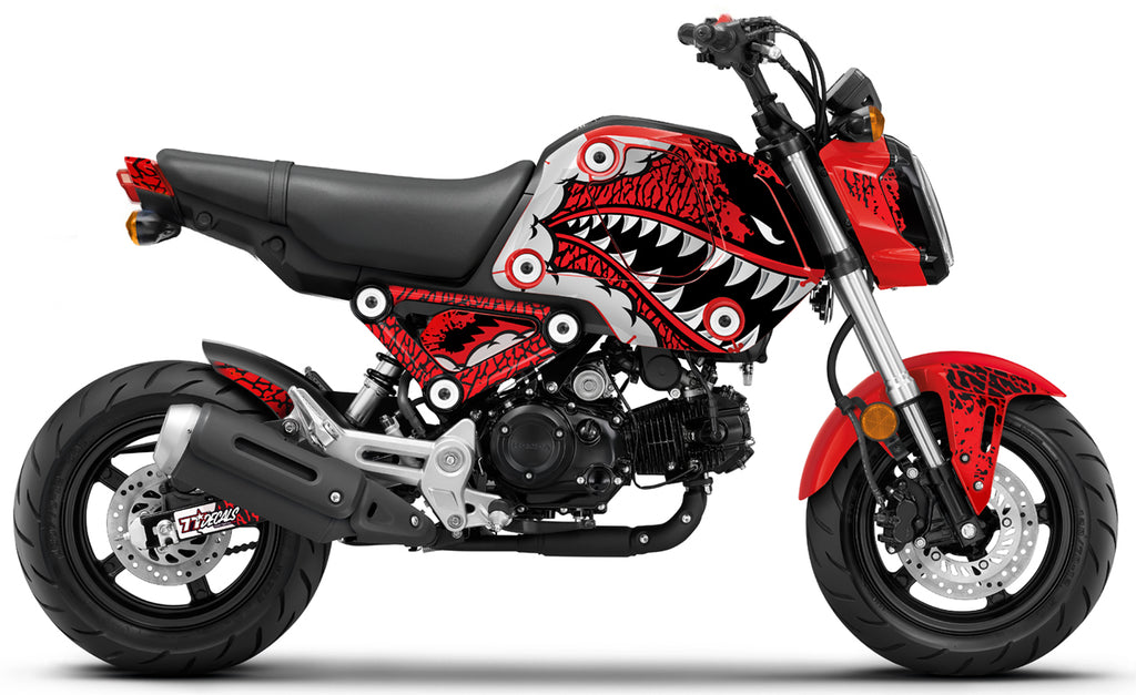 Grom 20212024 The Shark (Red) Theme SEVENTY SEVEN DECALS LLC