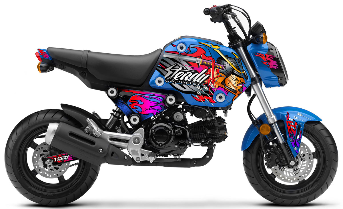 Grom 2021-2024 Bushido (Blue) Theme – SEVENTY SEVEN DECALS LLC