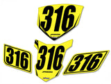 S1000RR 2019-2024 Race Numberplate Set