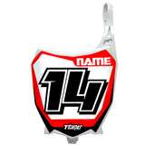 Grom Race Numberplate Set