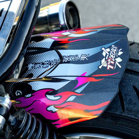 Ruckus GY6 Fatty Tire Huger Rear Fender Graphics