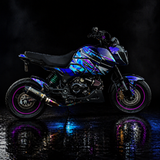 Grom 2025-2026 Psychedelic II (Silver Chrome) Theme
