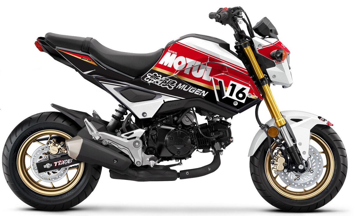 Grom 2017-2020 Motul Racing Theme – SEVENTY SEVEN DECALS LLC