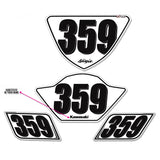 Ninja 300 2012-2017 Race Numberplate Set