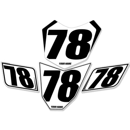 R6 2017-2020 Race Numberplate Set
