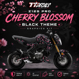 Z125 2017-2026 Cherry Blossom (Black) Theme