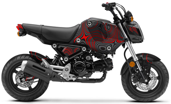 Grom 2021-2024 Distortion (Black/Red) Theme – SEVENTY SEVEN DECALS LLC
